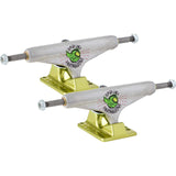 Independent Stage 11 Forged Hollow Skateboard Trucks - Hawk Silver/Green 139mm
