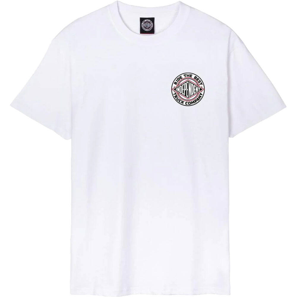 Independent BTG Summit T Shirt - White/Red