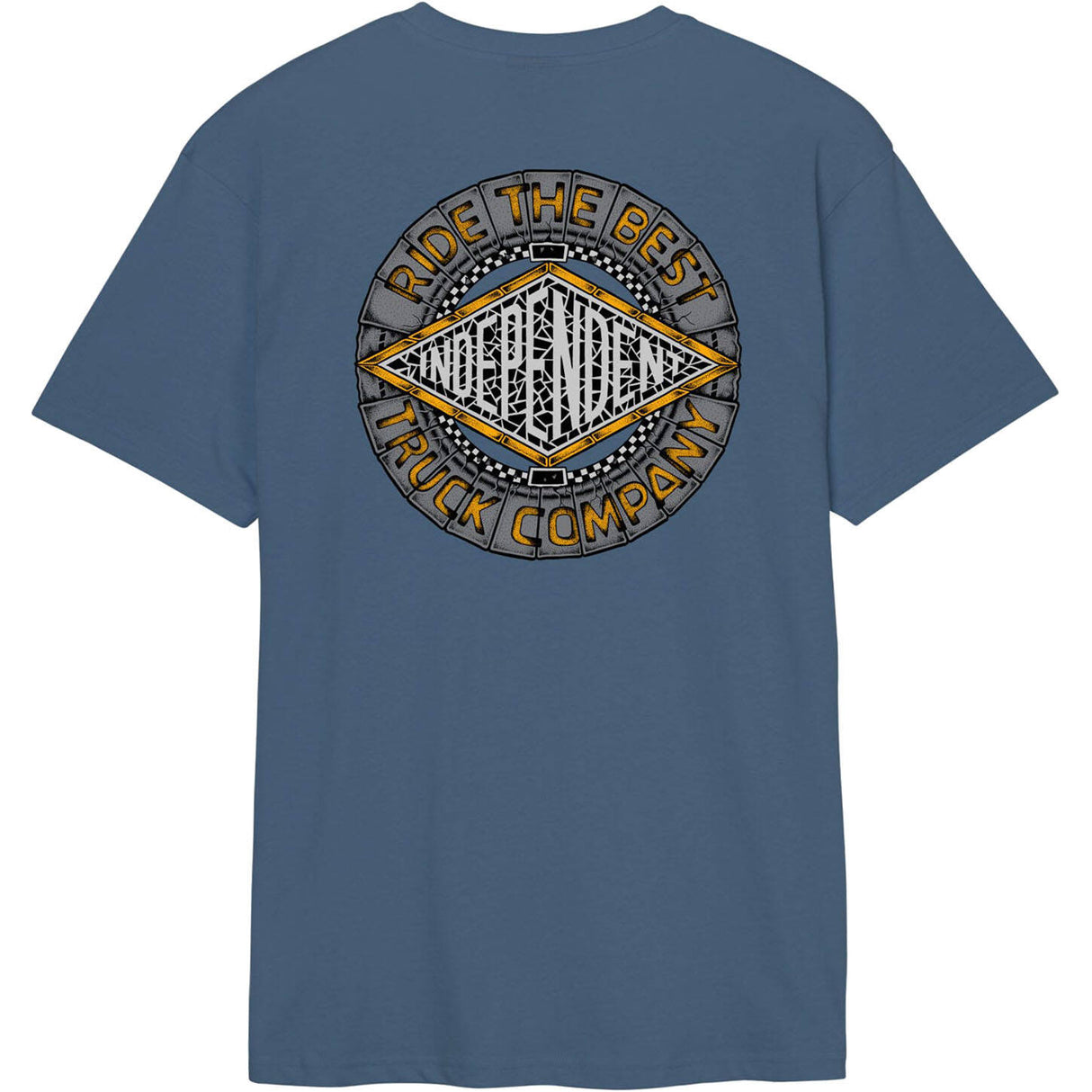 Independent Mako Tile Summit T Shirt - Steel Blue