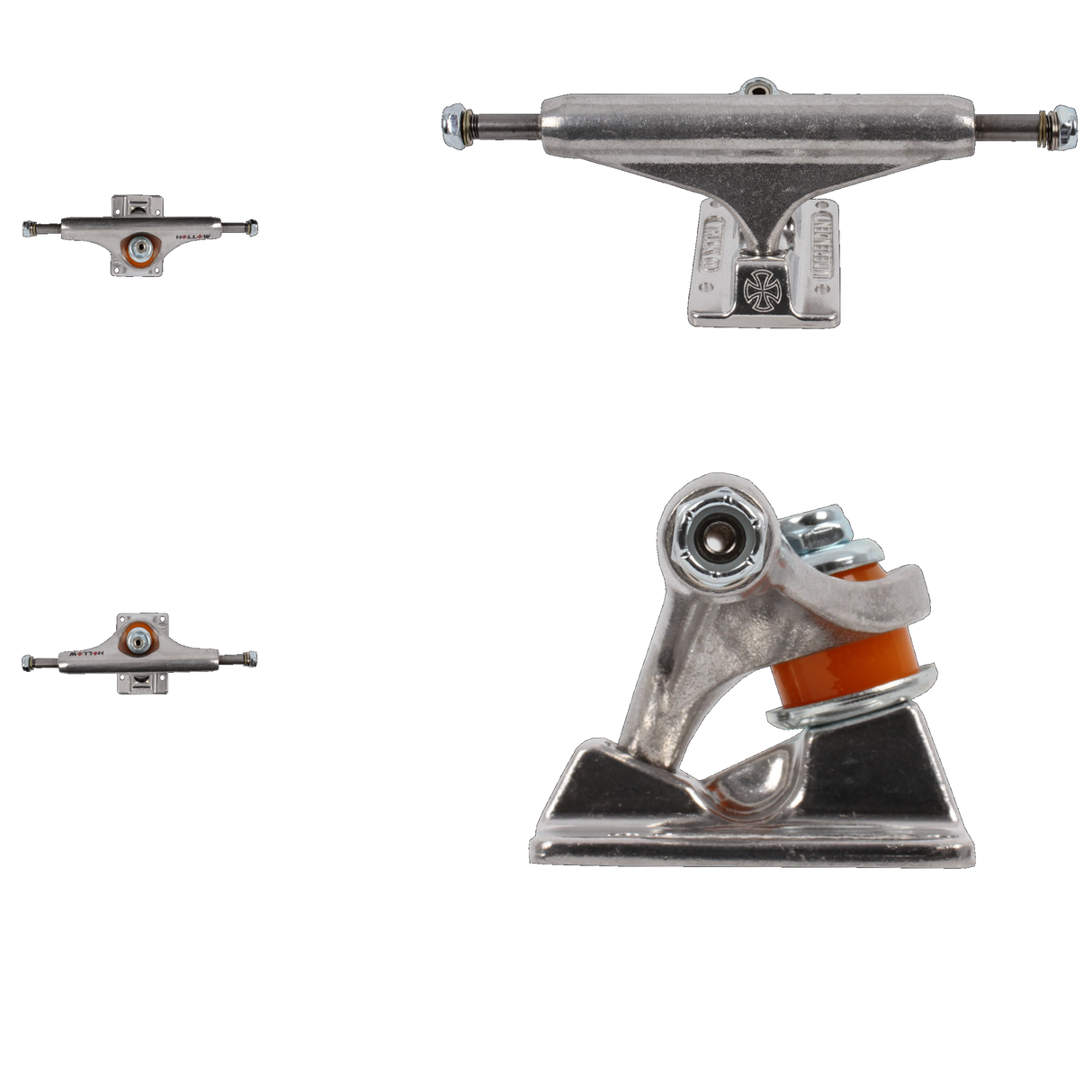 Independent Stage 11 Hollow Forged Skateboard Trucks - Silver - 149 mm