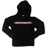 Independent Youth Bar Cross Hoodie - Black Yth MED (8-10 Years)
