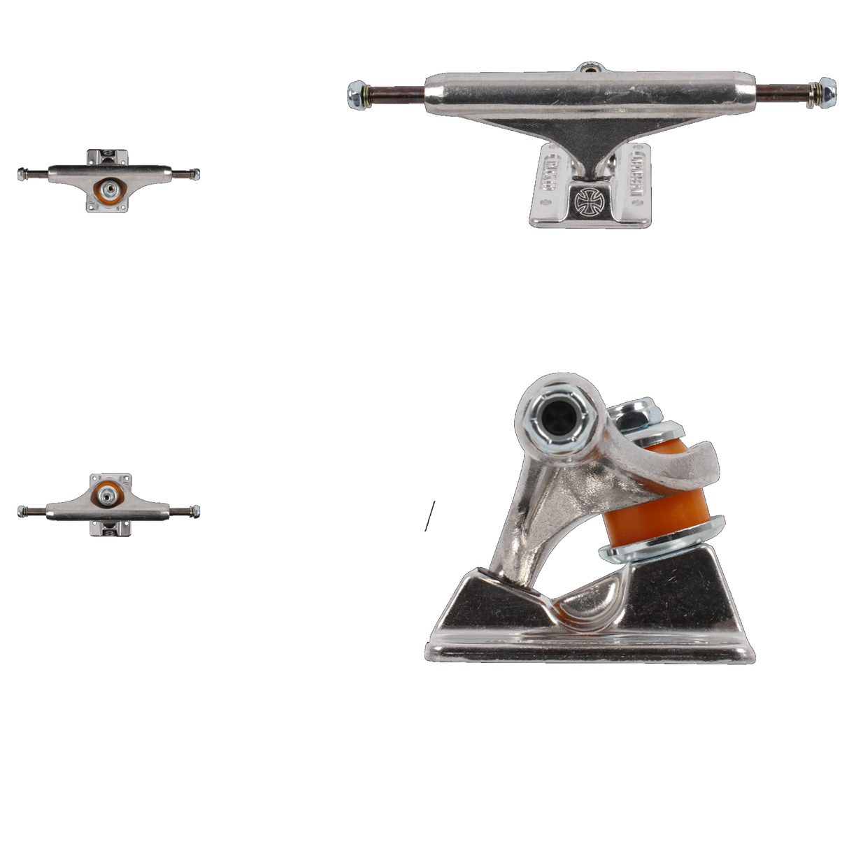 Independent Stage 11 Hollow Forged Skateboard Trucks - Silver - 129mm