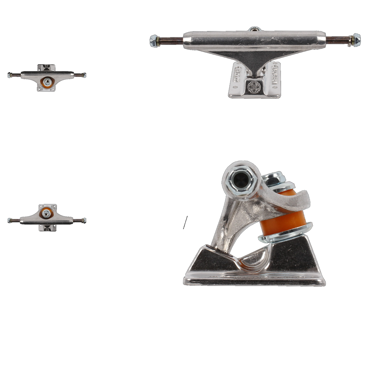 Independent Stage 11 Hollow Forged Skateboard Trucks - Silver - 129mm
