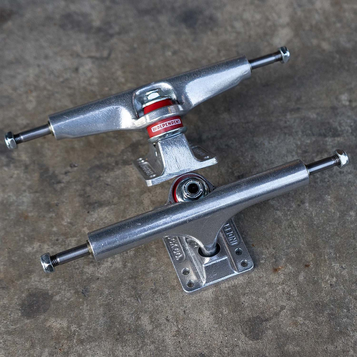 Independent Stage 4 Skateboard Trucks - Polished - 151mm