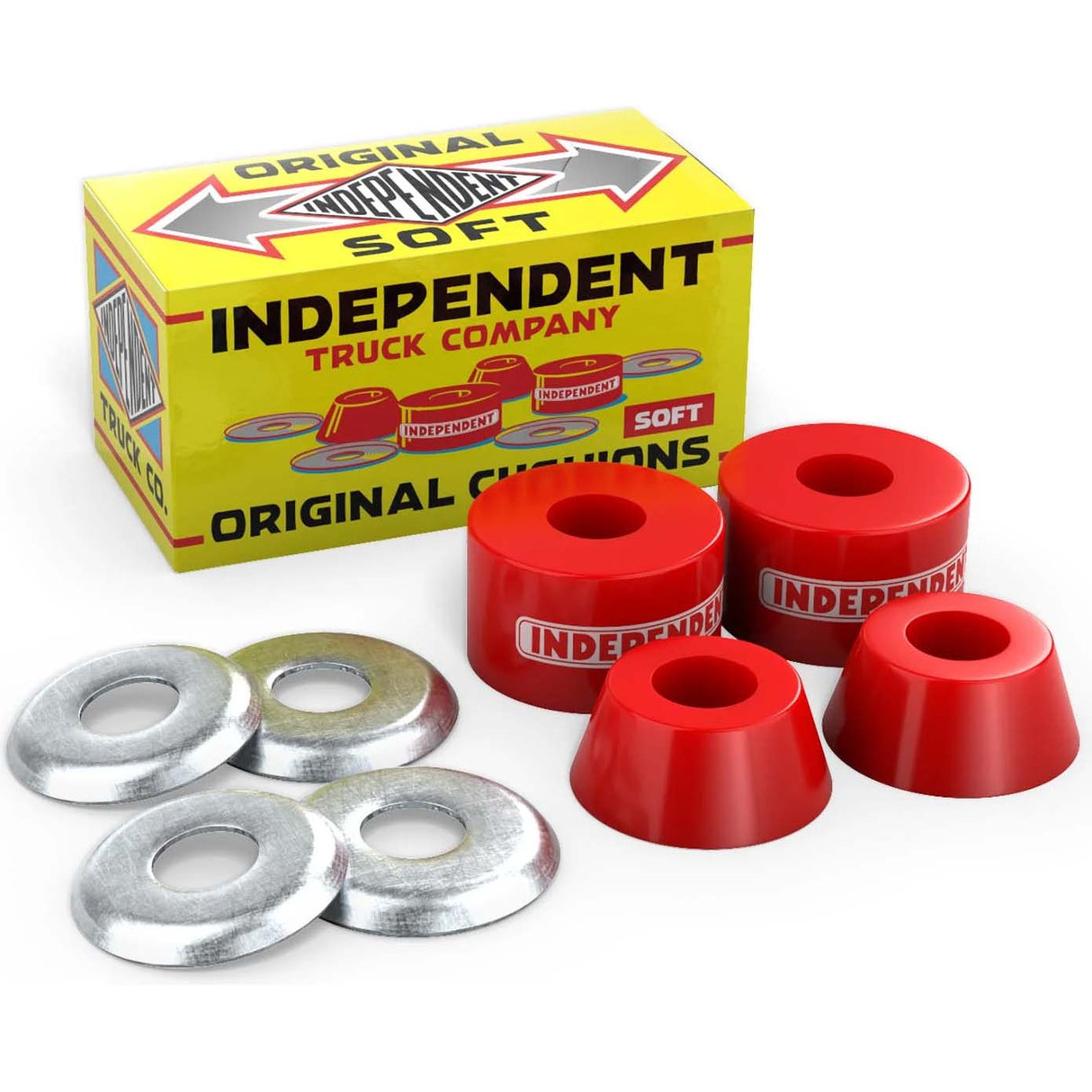 Independent STG 1-7 Skateboard Bushings 90a Soft - Red