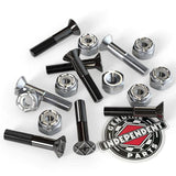Independent Phillips Skateboard Truck Bolts - Black/Silver 1"