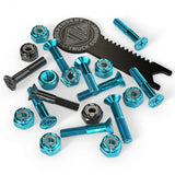 Independent Phillips Skateboard Truck Bolts w/Tool - Blue/Black 1"