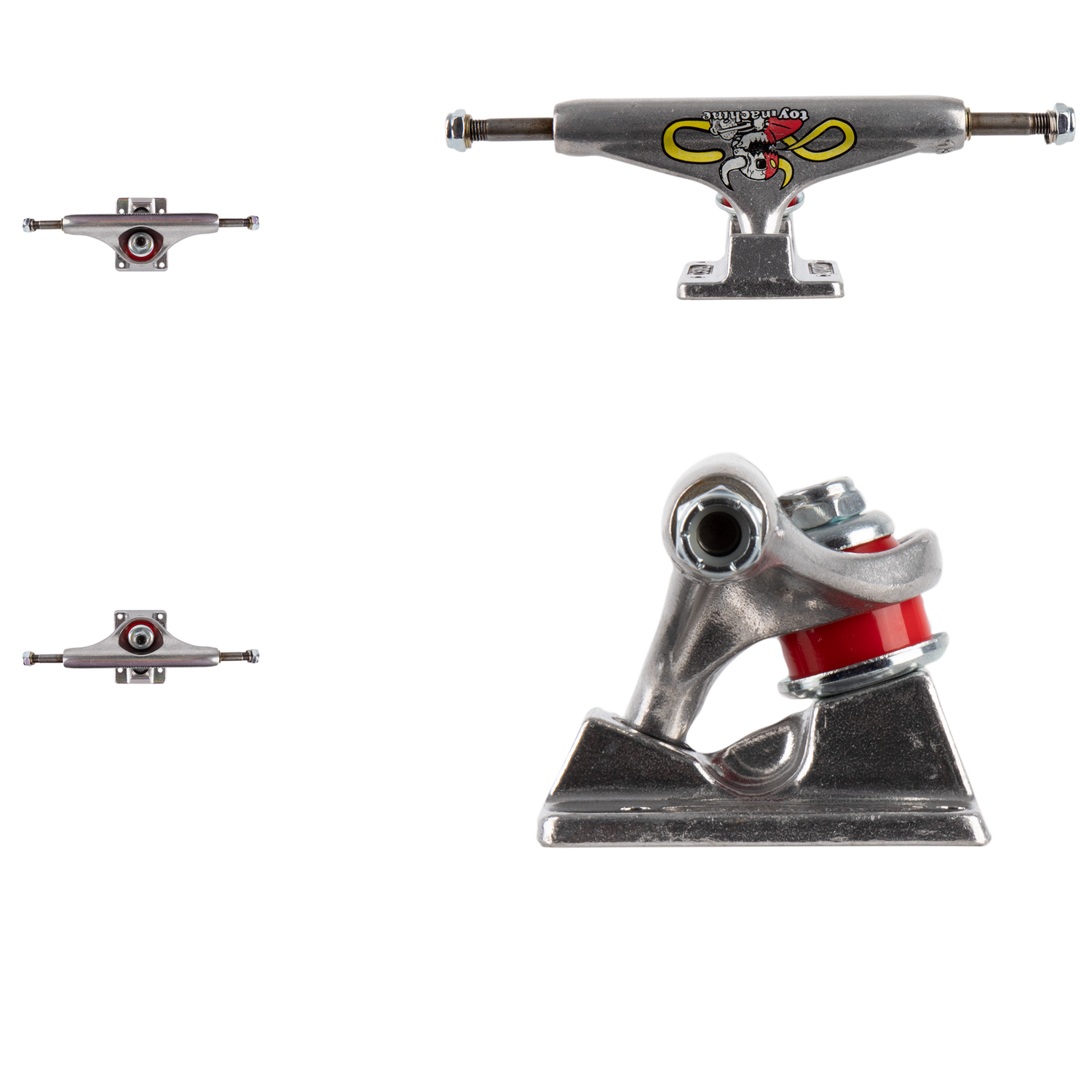 Independent x Toy Machine Stage 11 Skateboard Trucks - Silver 149mm