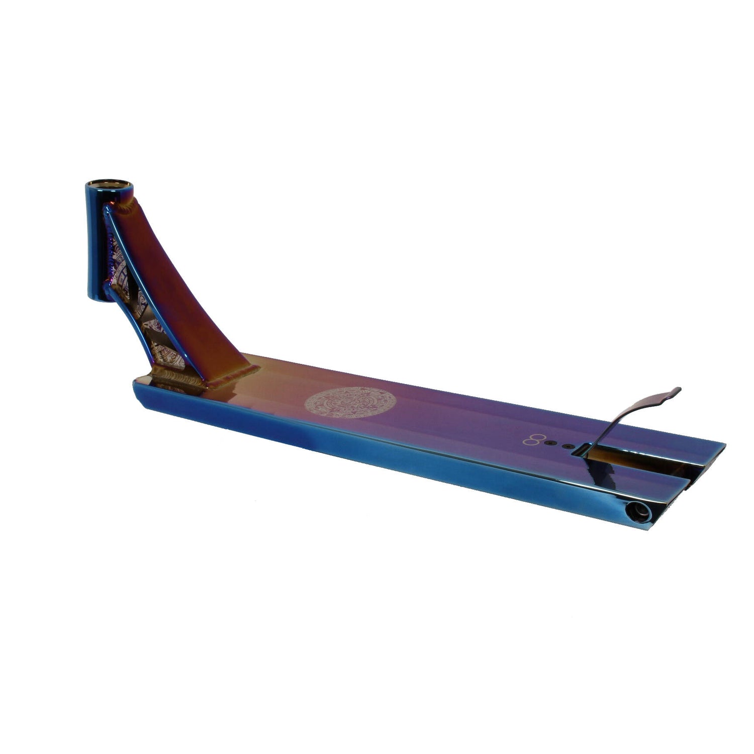 Infinity Street Scooter Deck - 21" - Blue Chrome