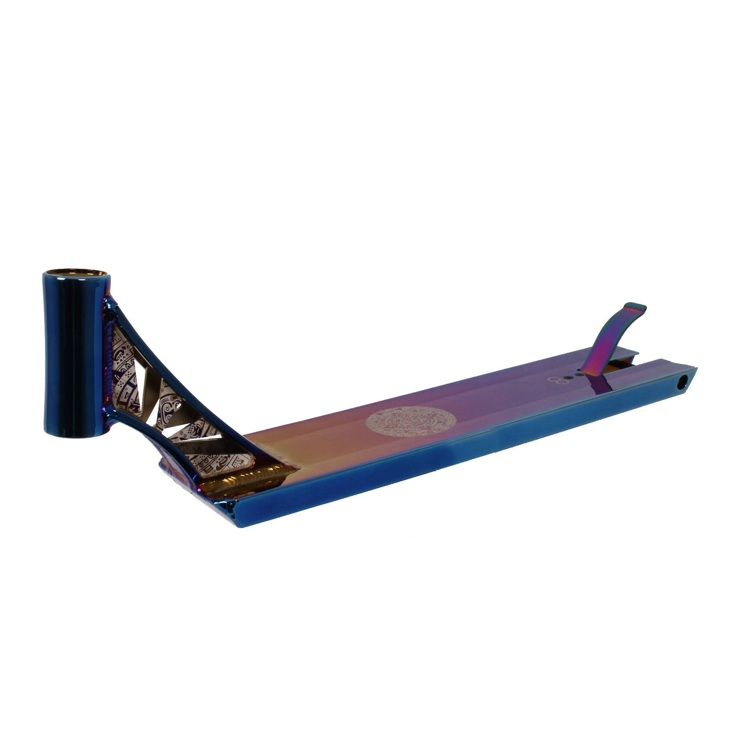 Infinity Street Scooter Deck - 21" - Blue Chrome