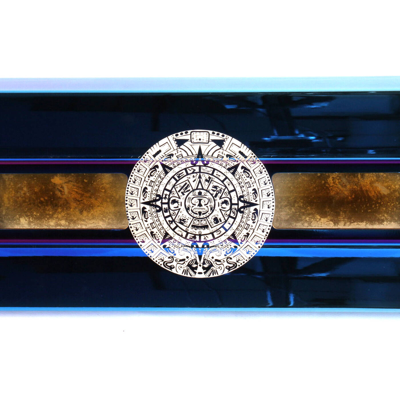 Infinity Street Scooter Deck - 21" - Blue Chrome