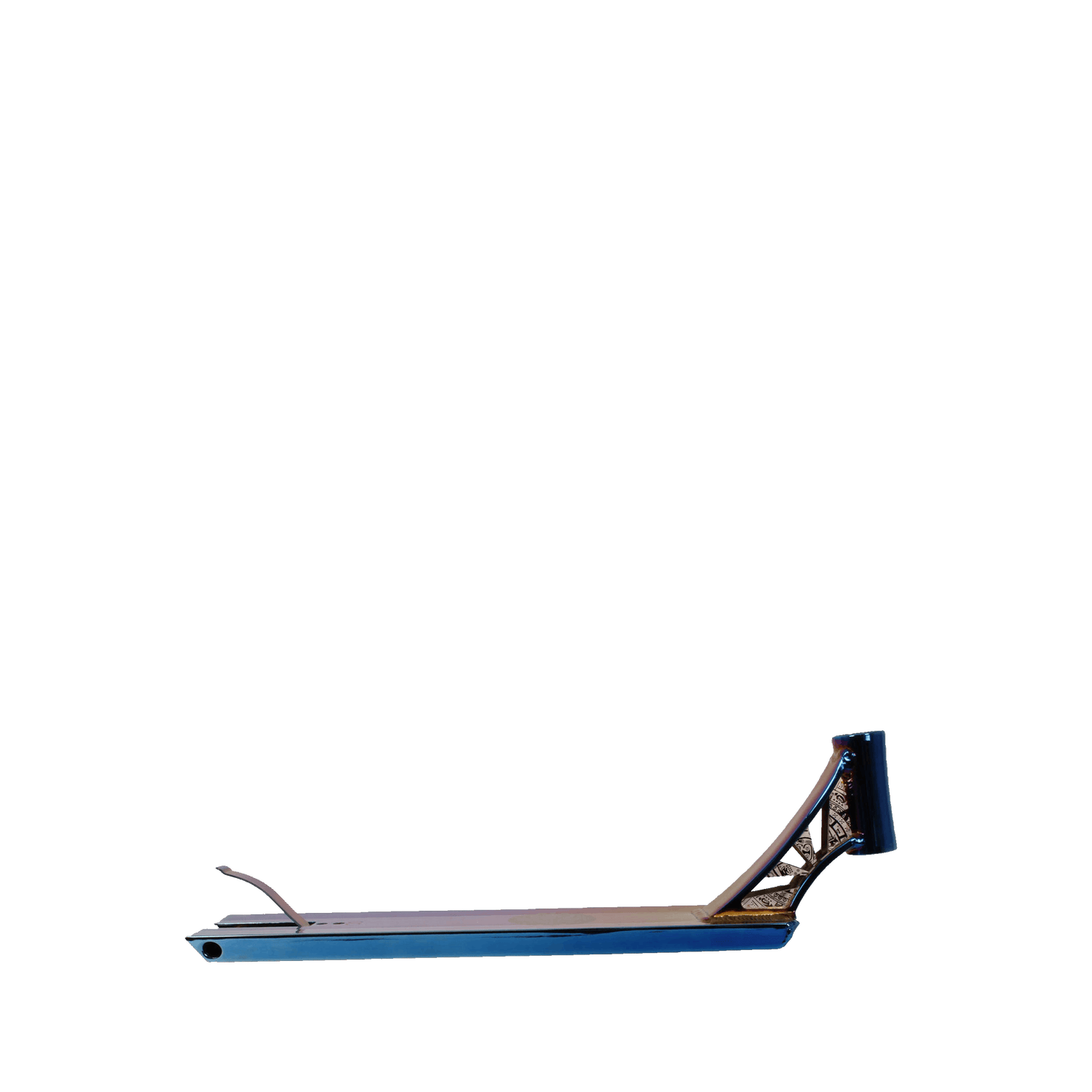 Infinity Street Scooter Deck - 21" - Blue Chrome