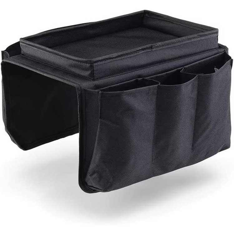 Ingenious Black Arm Chair Caddy
