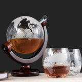 Ingenious Globe Decanter w/ Glasses Set