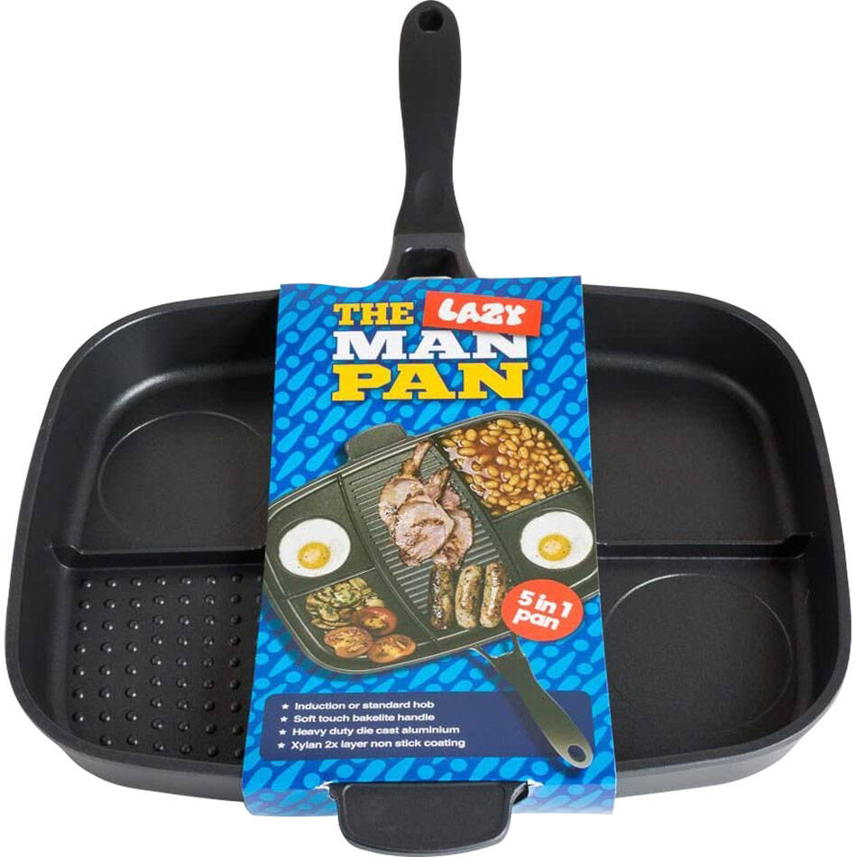 Ingenious Lazy Man Frying Pan