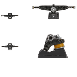 Iron Skateboard Trucks - Low Black 5.25''