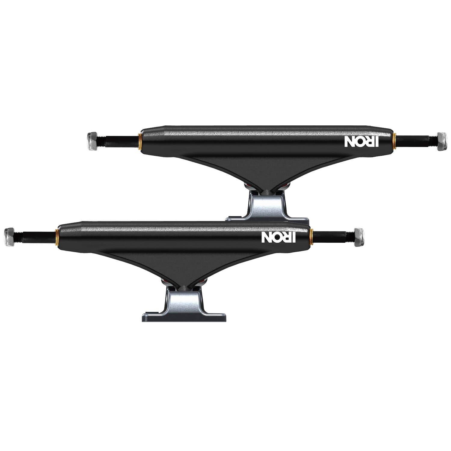 Iron High Skateboard Trucks - Black 159mm
