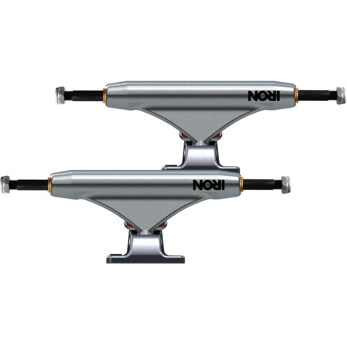 Iron High Skateboard Trucks - Semipolished 129mm