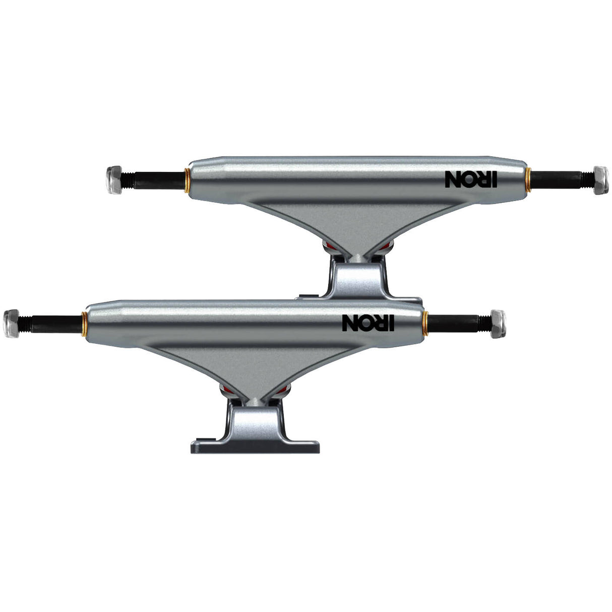 Iron High Skateboard Trucks - Semipolished 139mm