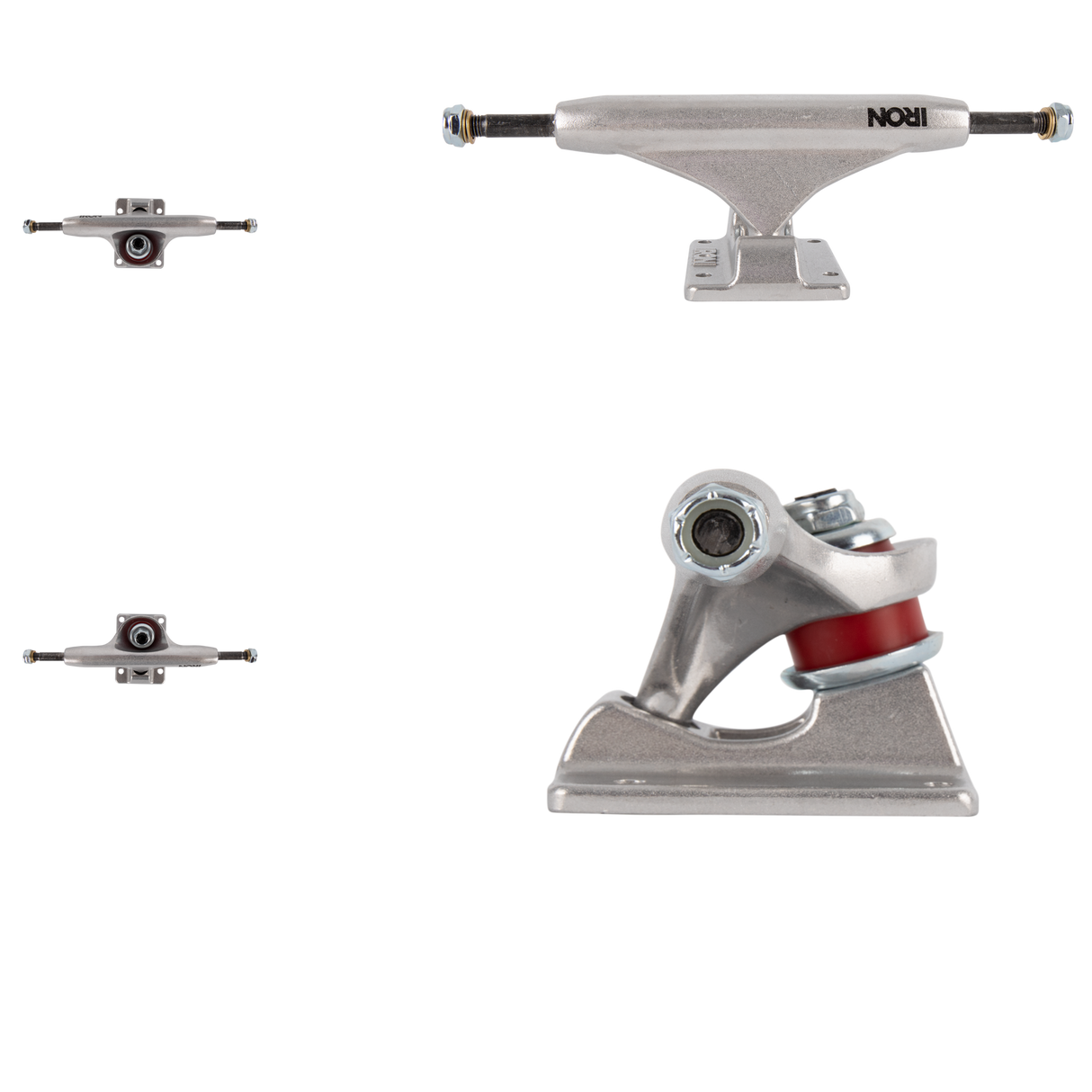 Iron High Skateboard Trucks - Semipolished 149mm