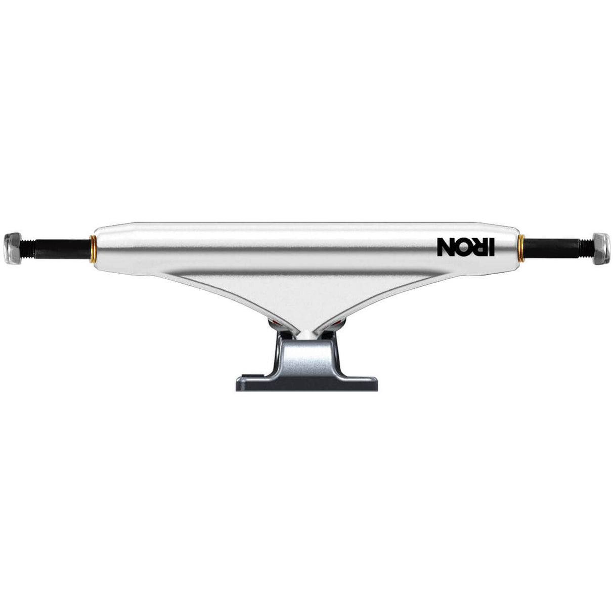 Iron High Skateboard Trucks - White 139mm