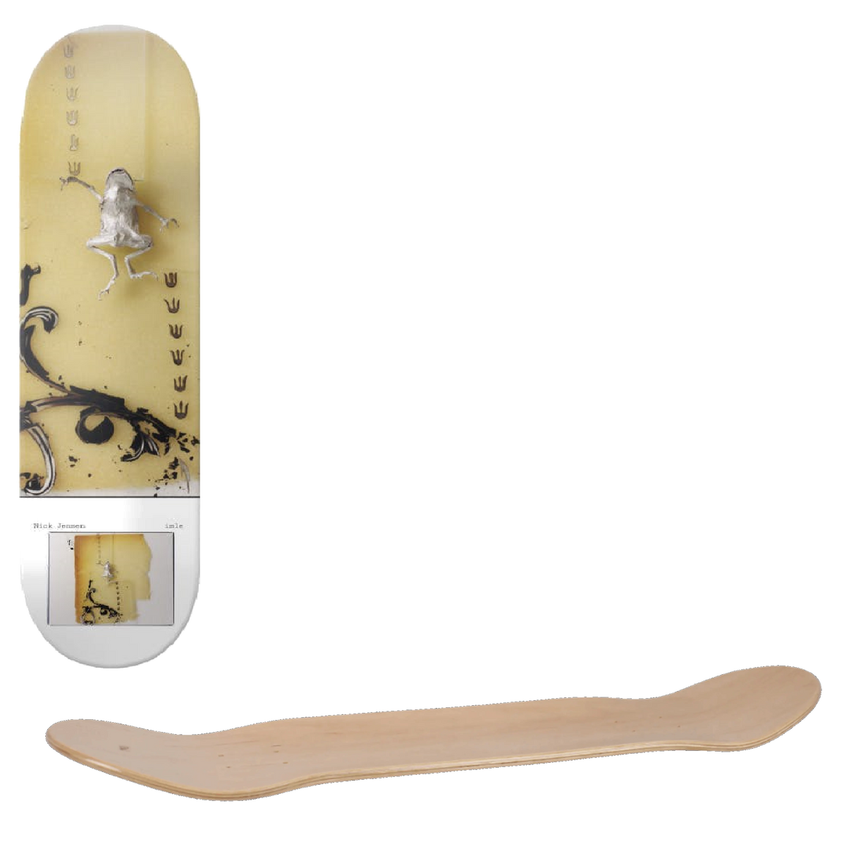 Isle Milo Brennan Artist Series Skateboard Deck - Nick Jensen 8.125"