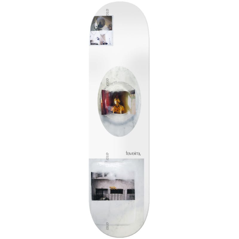 Isle Freeze Remy Taveria Skateboard Deck - White 8.375''
