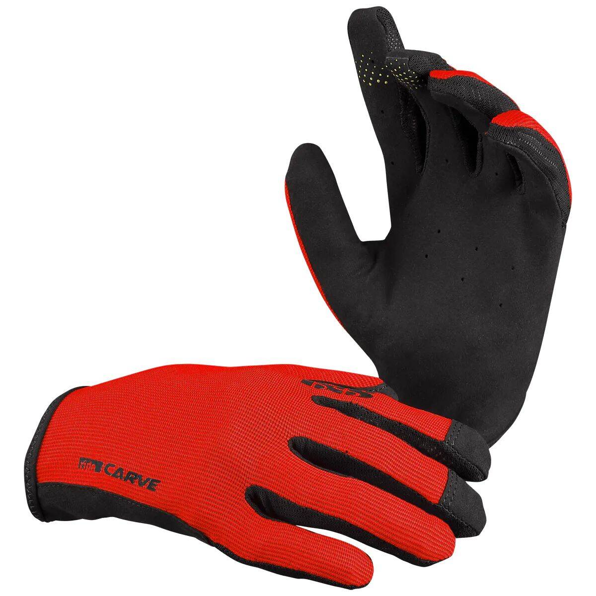 iXS Carve Protective Gloves - Fluo Red