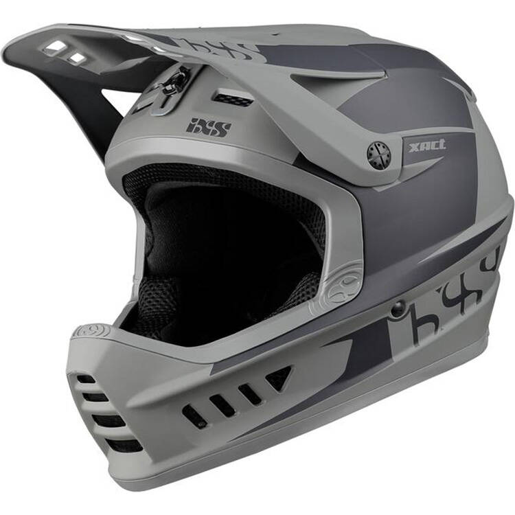 iXS XACT Evo Full Face Helmet - Black/Graphite Gloss