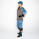 iXS Women's Carve X Jersey - Camel/Ocean