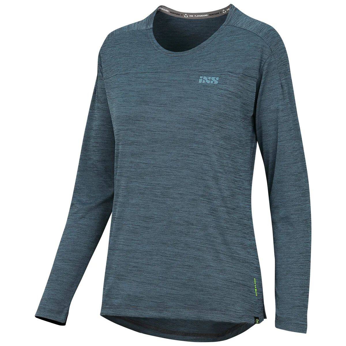 iXS Women's Flow X Long Sleeve Jersey - Ocean