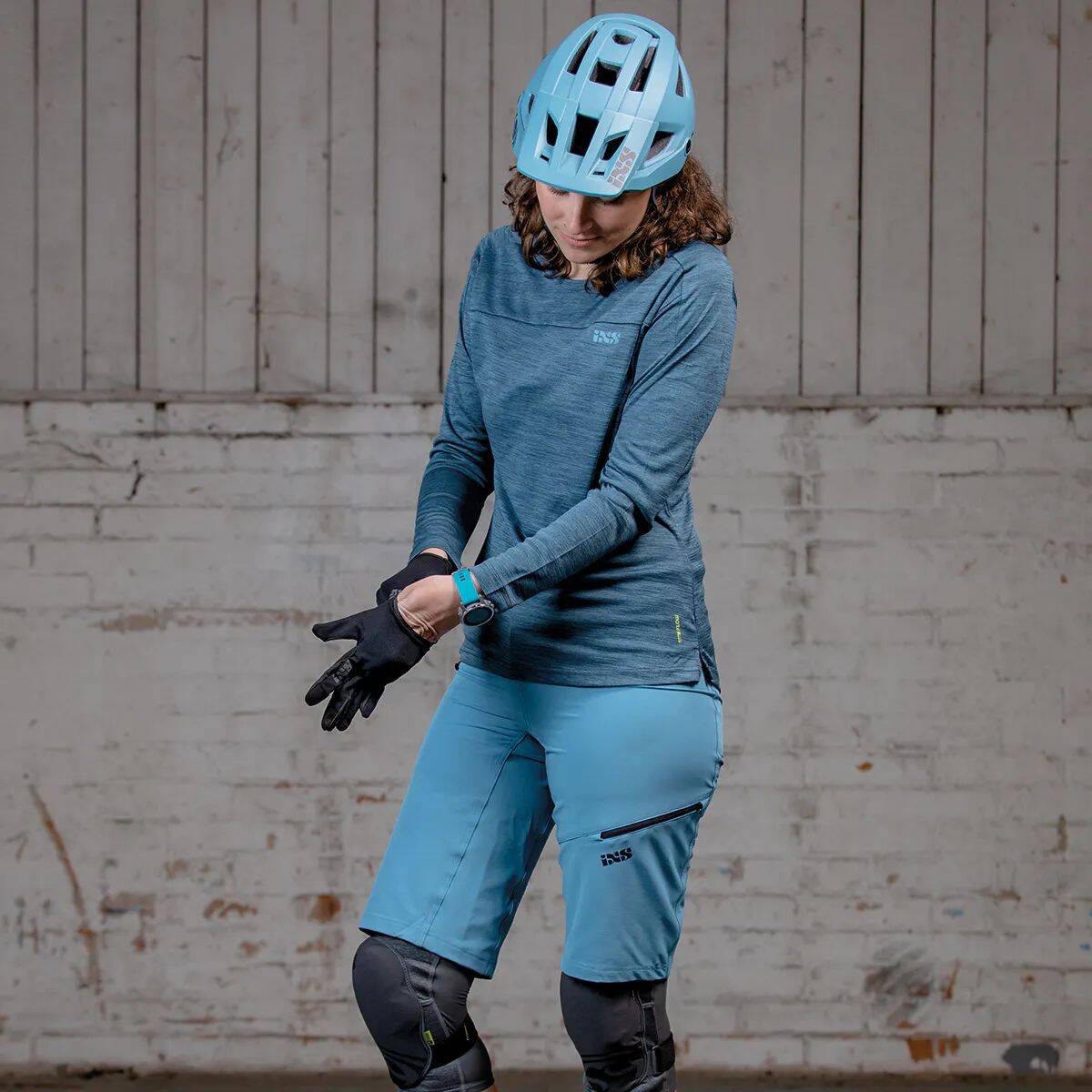 iXS Women's Flow X Long Sleeve Jersey - Ocean