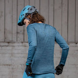 iXS Women's Flow X Long Sleeve Jersey - Ocean