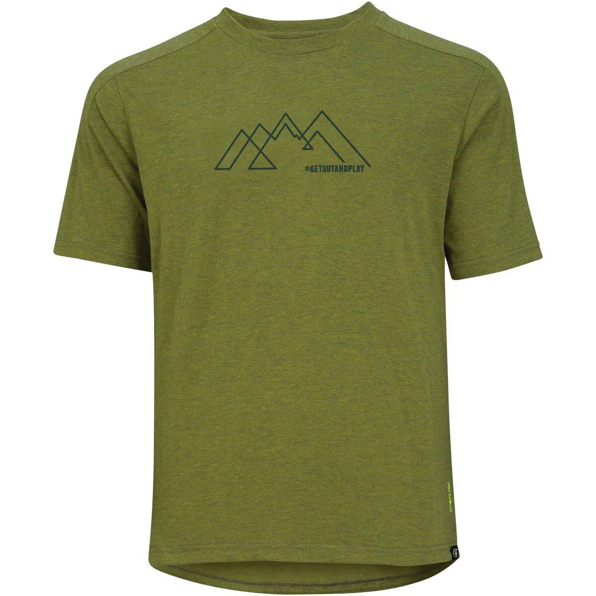 iXS Flow Tech T Shirt - Olive