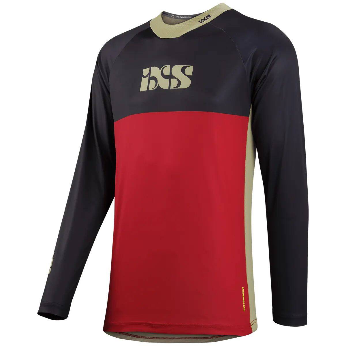 iXS Trigger X Long Sleeve Jersey - Night Red/Black