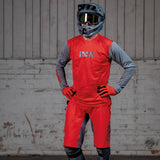 iXS Trigger Shorts - Red/Graphite
