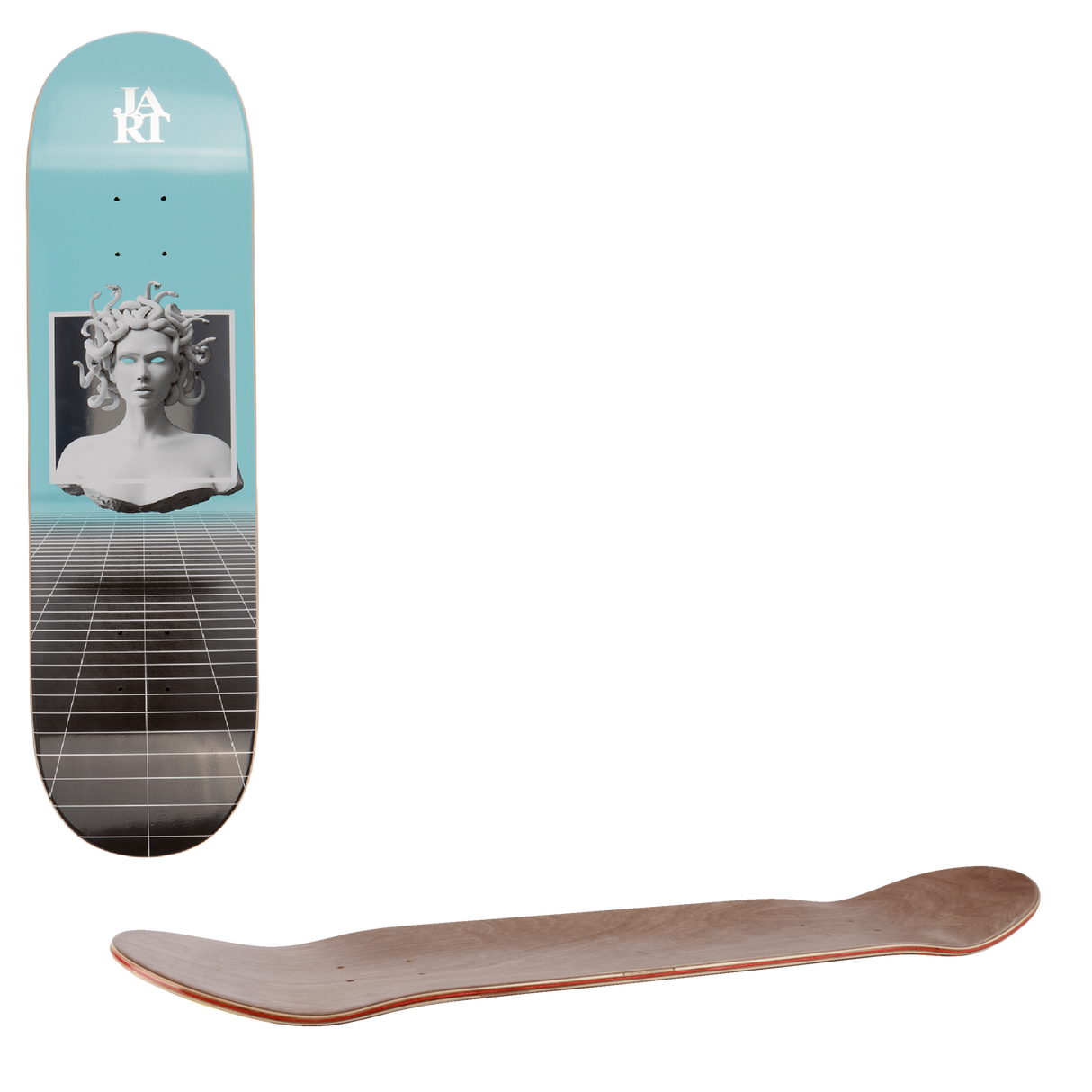Jart Chrome LC Skateboard Deck - 7.87"