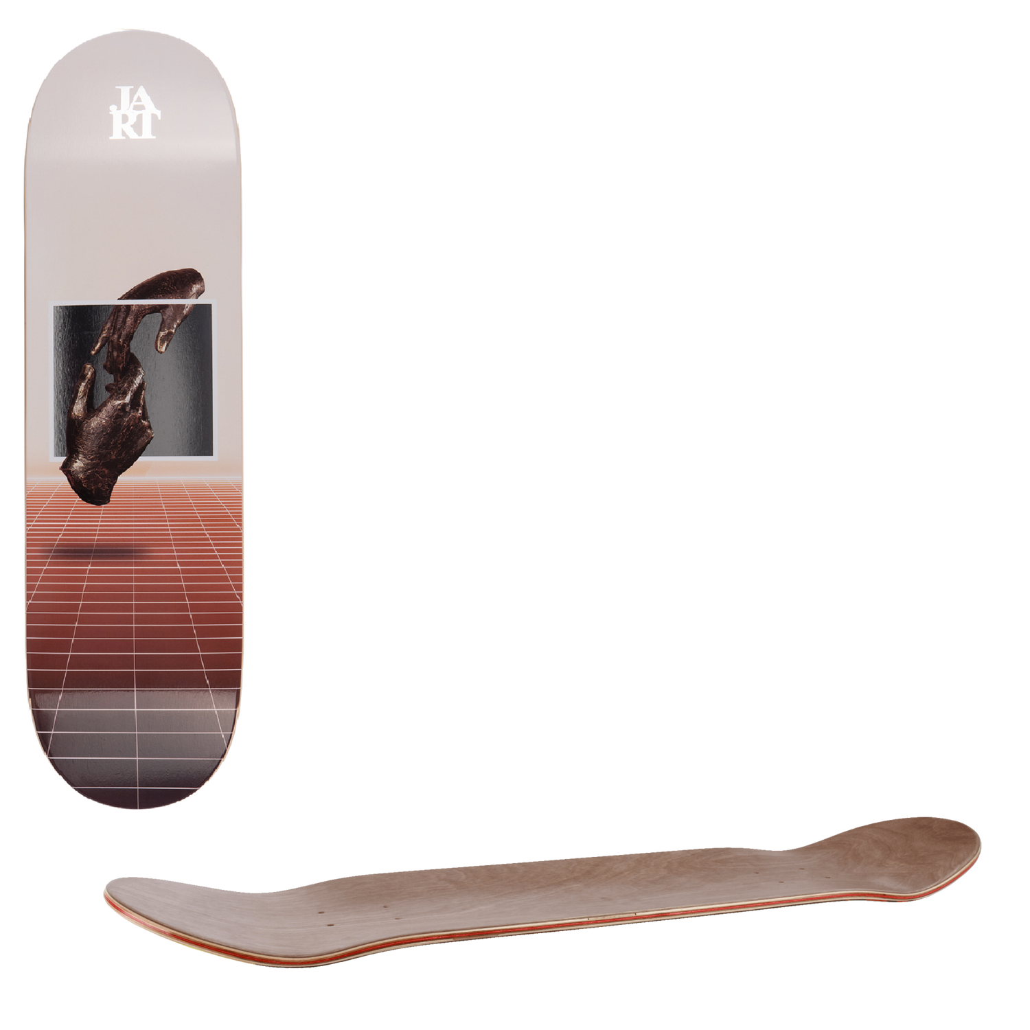 Jart Chrome LC Skateboard Deck - 8.25"