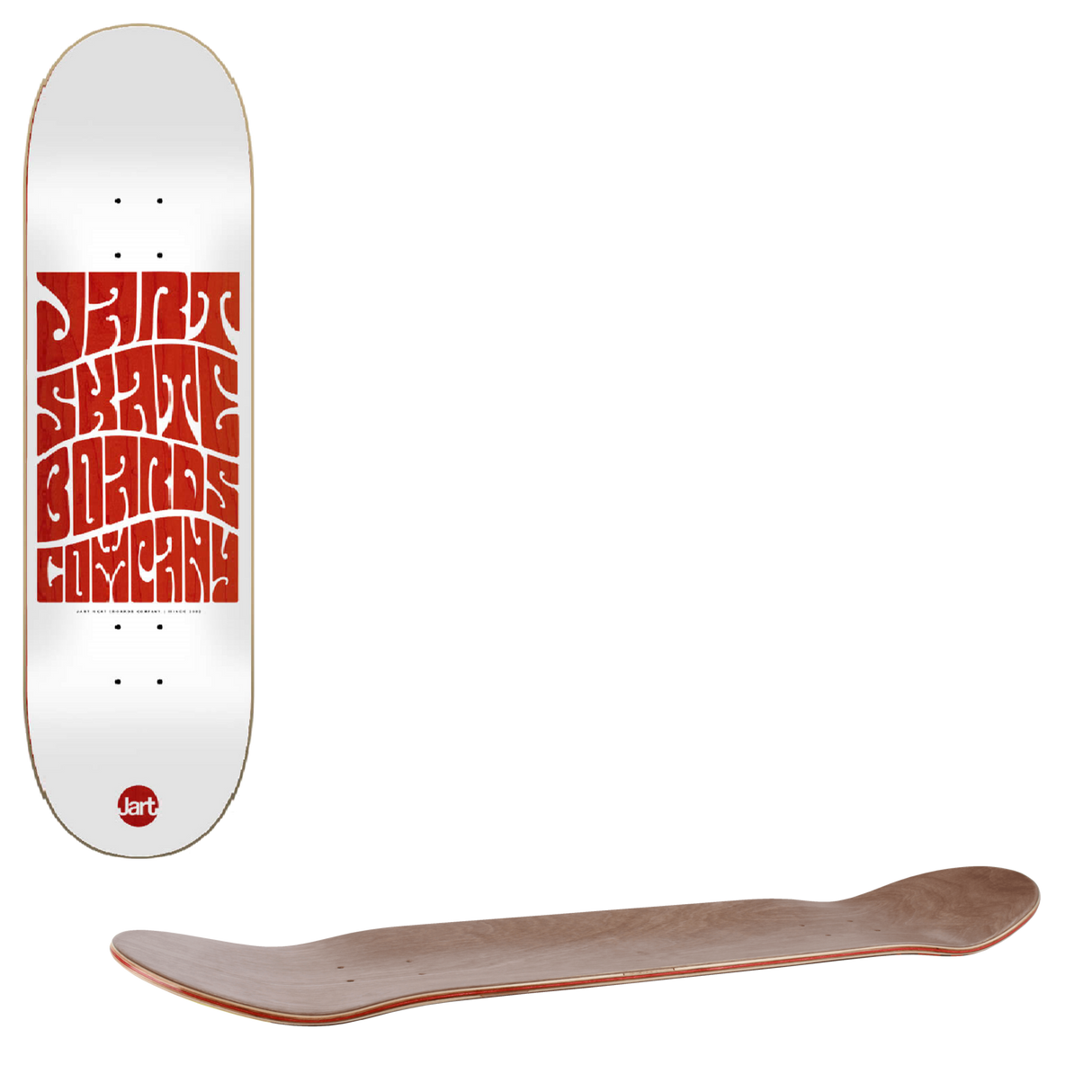Jart Woodstock Skateboard Deck - 8.25''