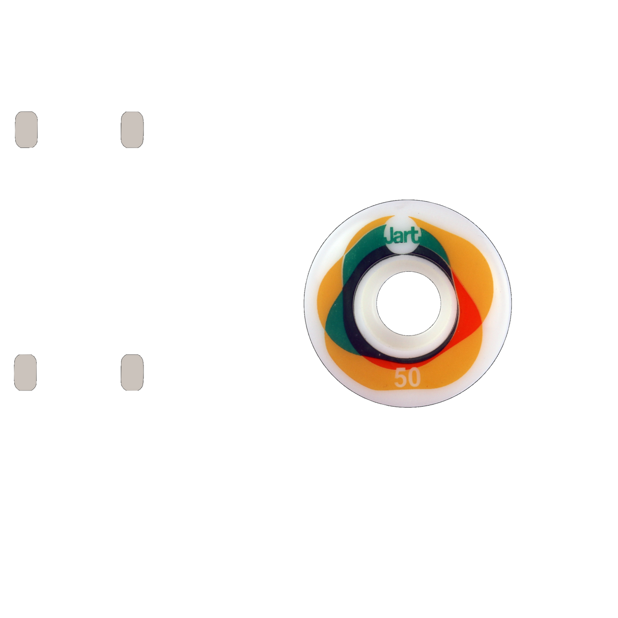 Jart Twister Skateboard Wheels - 50mm