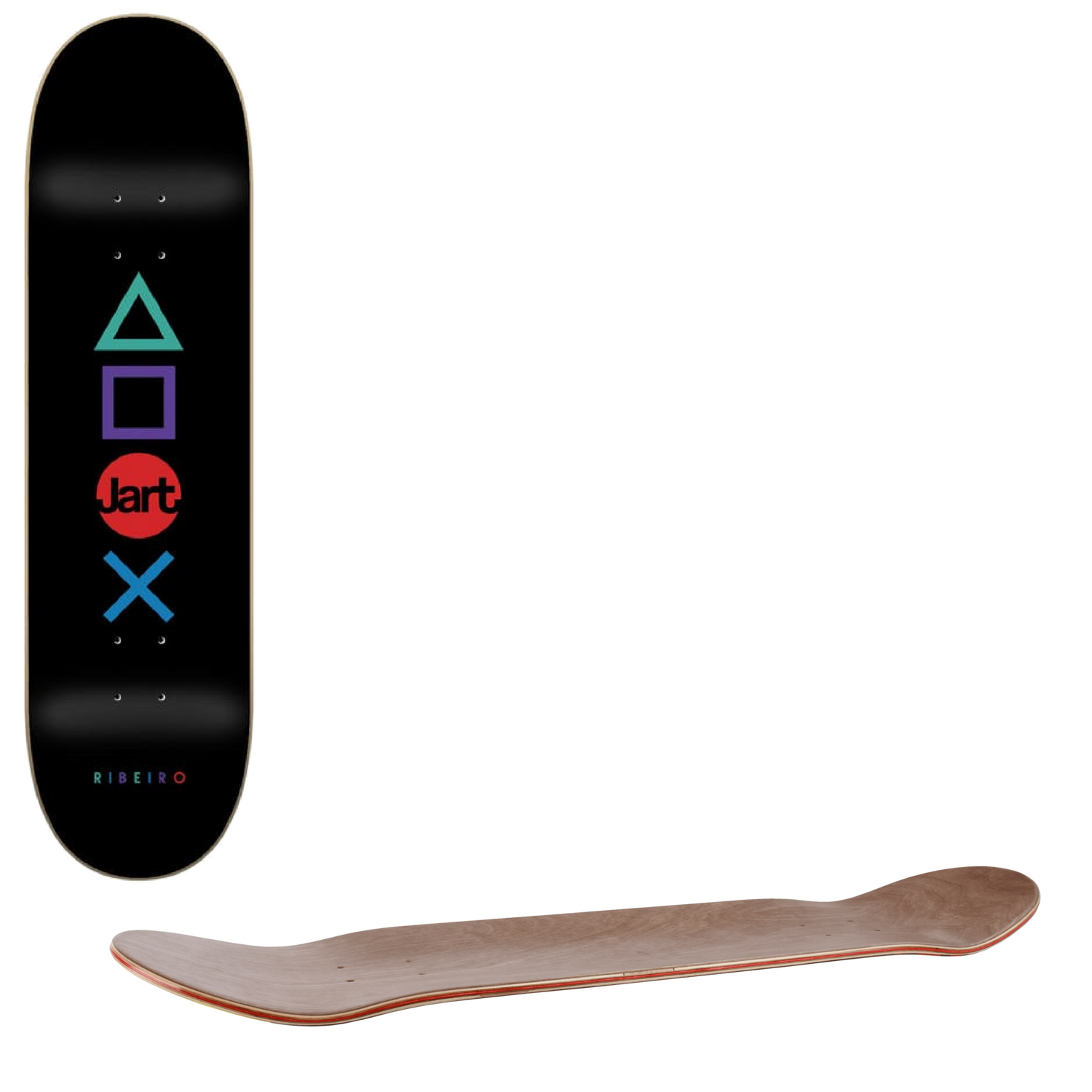 Jart Gustavo Ribeiro Skateboard Deck - Play 8''