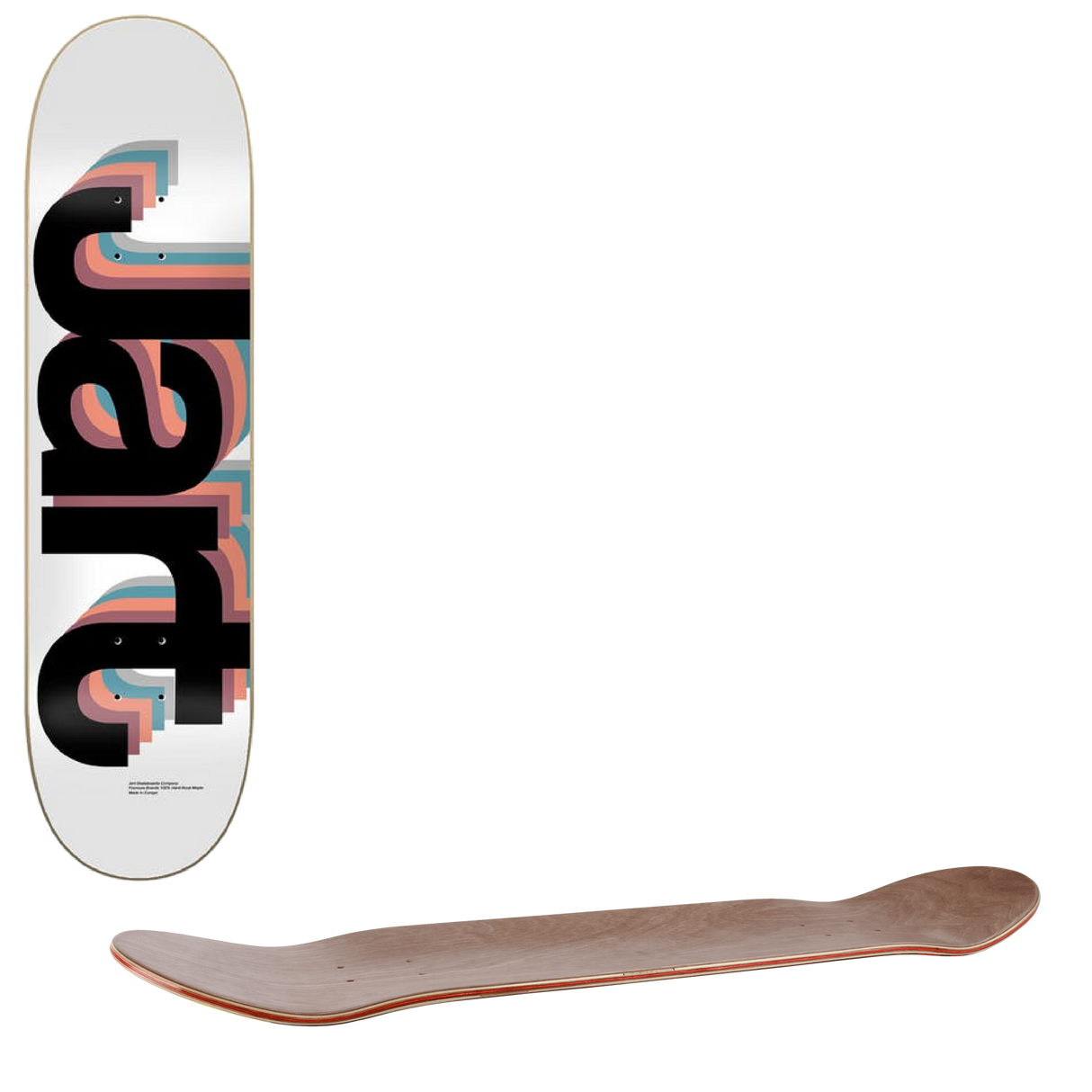 Jart Multipla Skateboard Deck - 8.25''