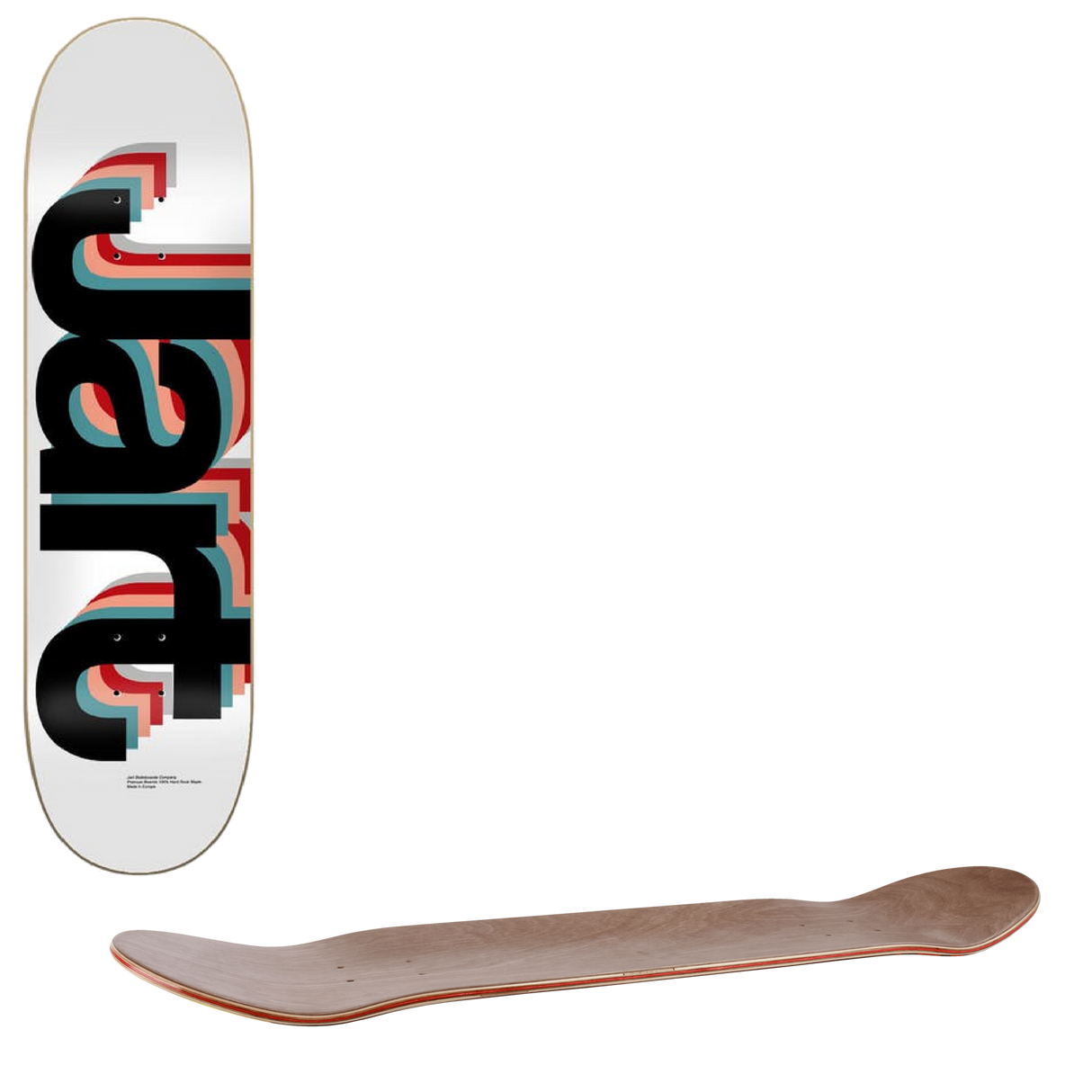 Jart Multipla Skateboard Deck - 8''
