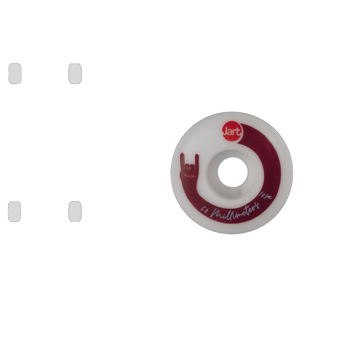 Jart Skate Or Die Skateboard Wheels - 54mm