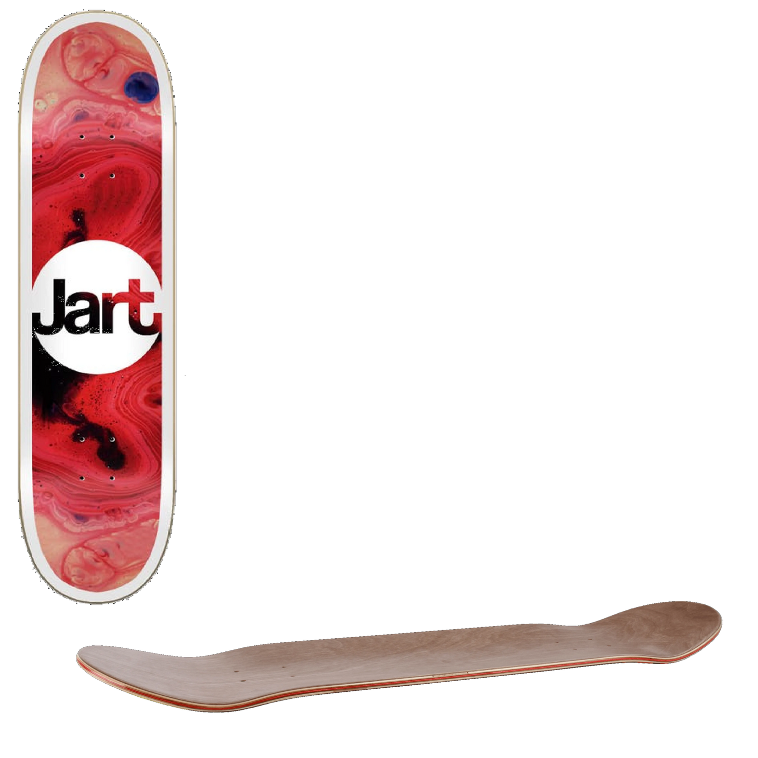 Jart Tie Dye Skateboard Deck - 8.375''