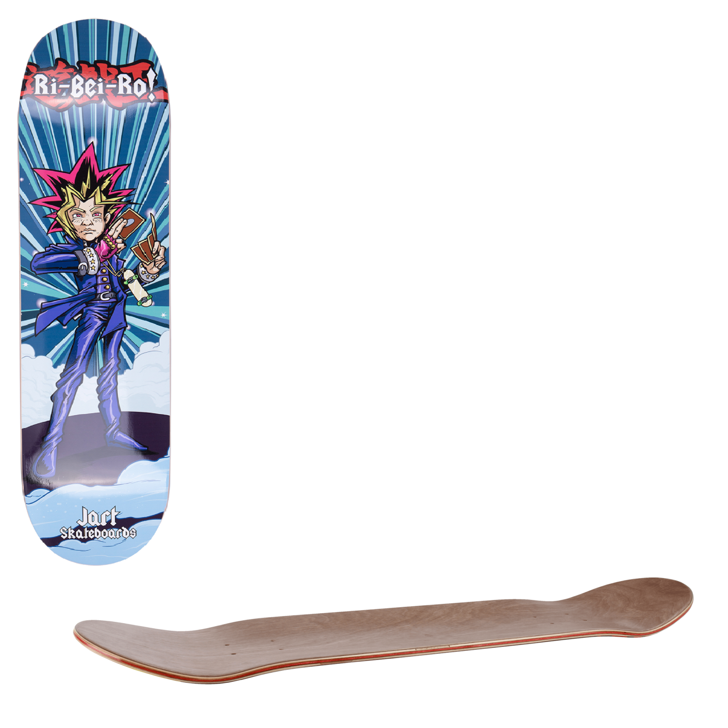 Jart Anime Play Skateboard Deck - Ri-Bei-Ro 8"