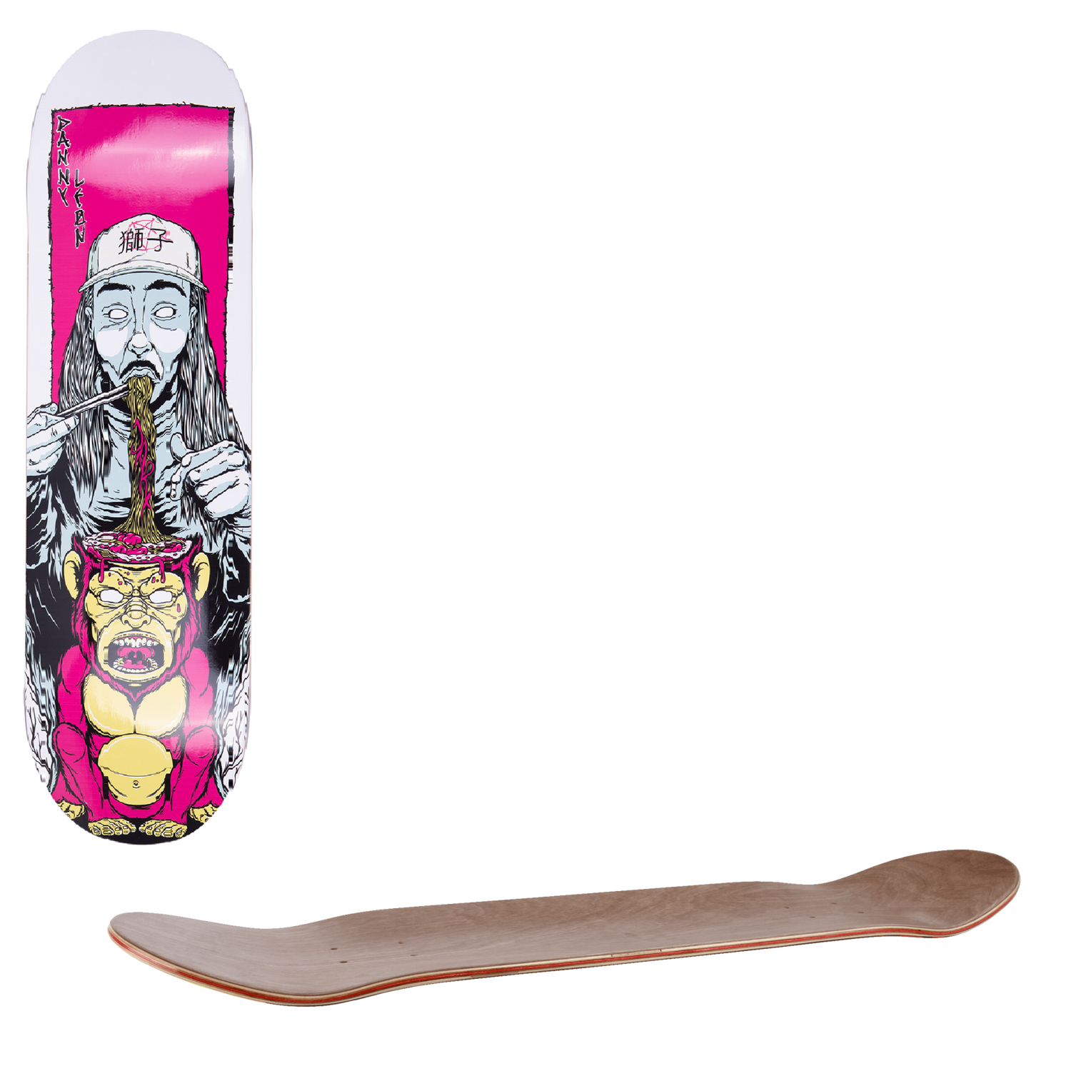 Jart Monkey Noodles Skateboard Deck - Leon 8.375"