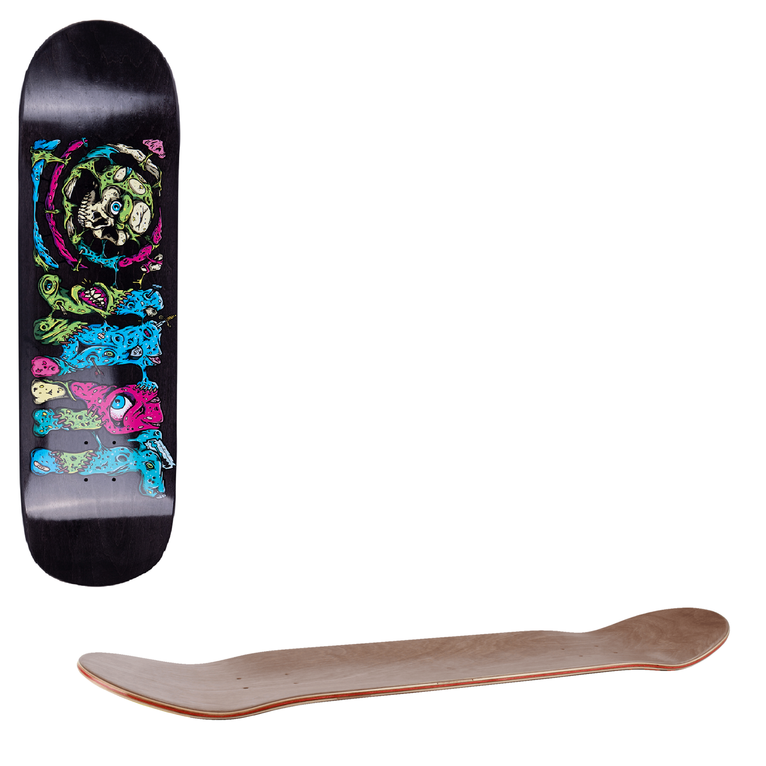 Jart Pool Before Death Skateboard Deck - Dirty 9"