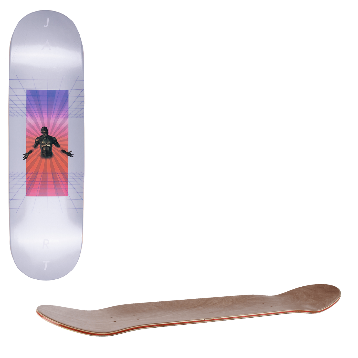 Jart Sculptural Skateboard Deck - 8.125"