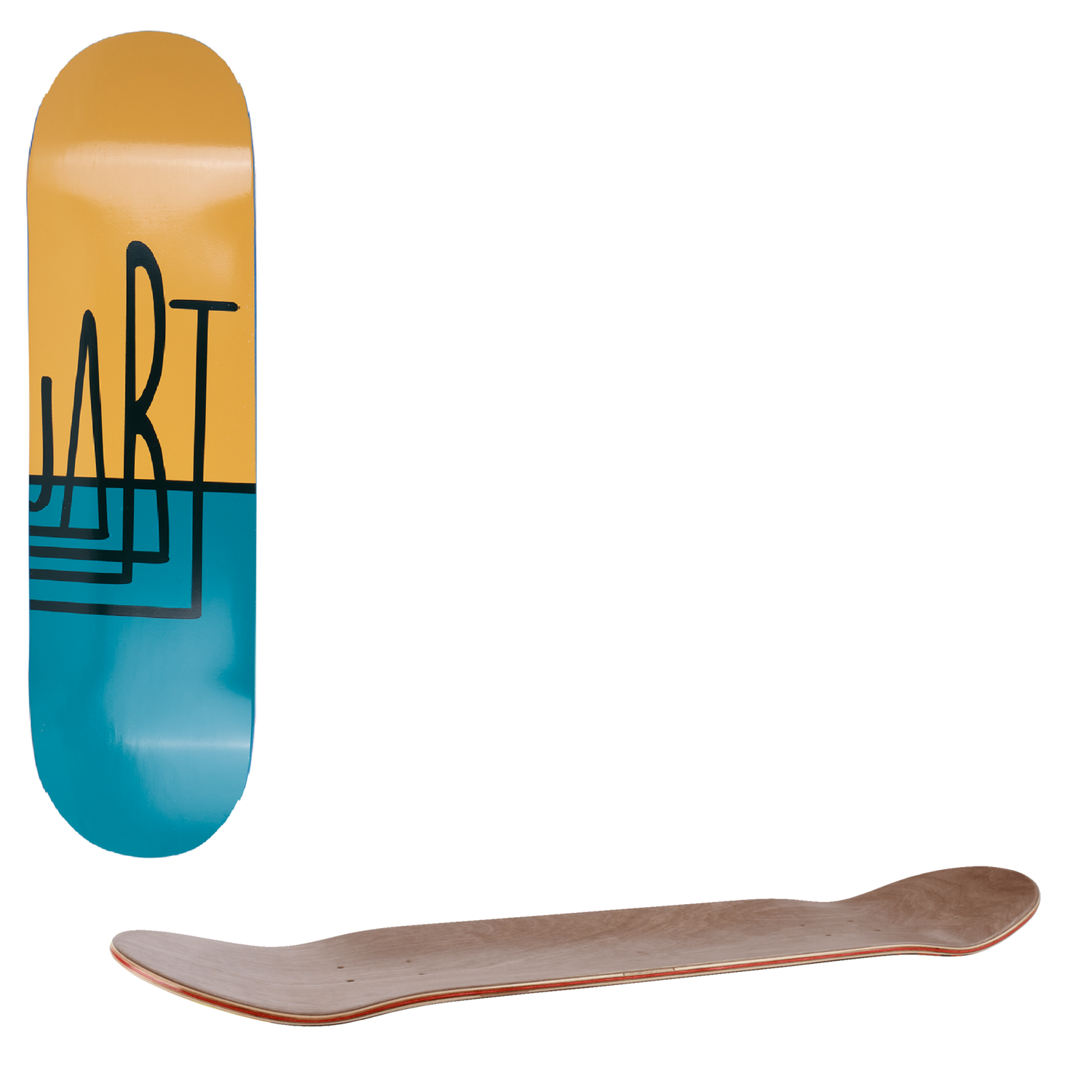Jart Shadow Skateboard Deck - 8.25"